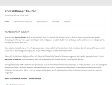 Tablet Screenshot of kontaktlinsenkaufen.net